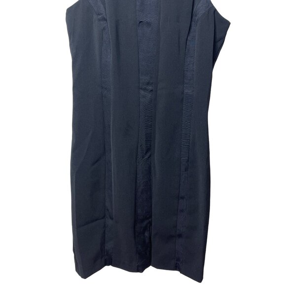H&M Black Sleeveless Sheath Dress Size 8 Work Career - Picture 4 of 10